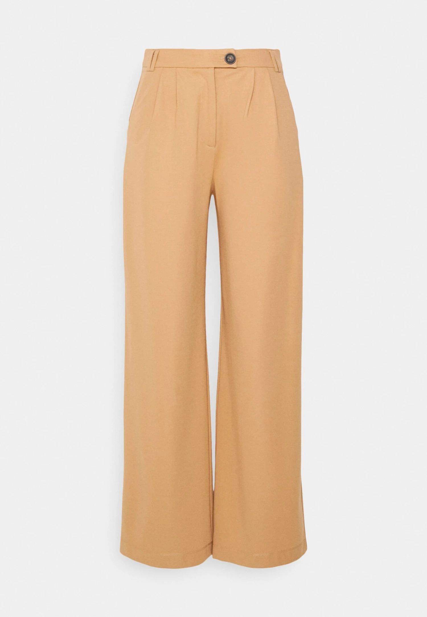 Petite Business Casual Wide Legs With Front Pleats - Pantalon Classique - Beige 7 Petite Business Casual Wide Legs With Front Pleats - Pantalon Classique - Beige - Image 5