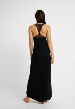 Anna Field Anna Long Viscose Dress - Chemise De Nuit / Nuisette - Black -Anna Field Soldes 10e5b321d6434ffdbbb5d172b7ad7489