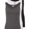 Anna Field Basic Tank 3Er Pack - Débardeur - Black White Mottl -Anna Field Soldes 215630581a8c42d9b7cda84dff44c0bf