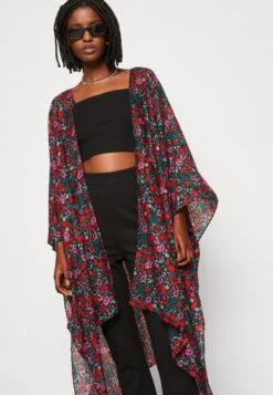 Even&Odd Floral - Veste Légère - Red -Anna Field Soldes 352430b06d554cd7b2369f1eeefda106