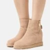 Anna Field Leather Winter Boot - Boots À Talons - Beige -Anna Field Soldes 403d8e79ec92427f9976296d272e98b2