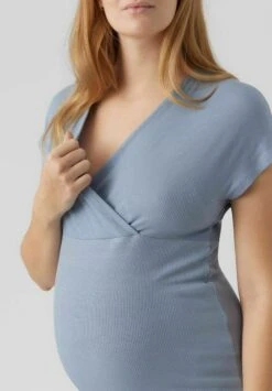 Mamalicious 2-In-1 Mlbrynna - T-Shirt Basique - Ashley Blue -Anna Field Soldes 40fde8dbf19a4f3d9c9355adcc861771