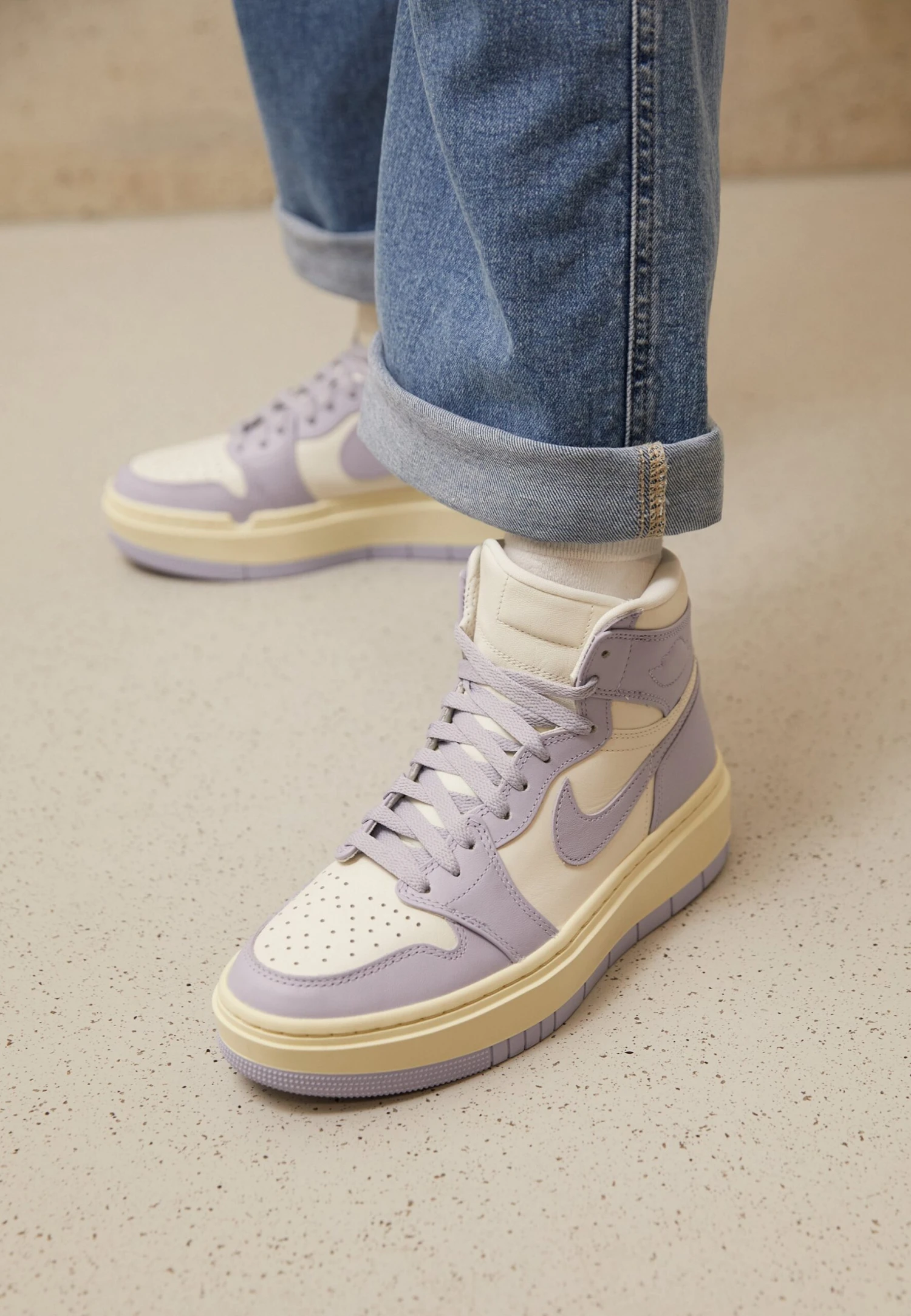 Air Jordan 1 Elevate Mid - Baskets Montantes - Sail/Titanium/Coconut Milk 5 Air Jordan 1 Elevate Mid - Baskets Montantes - Sail/Titanium/Coconut Milk - Image 3