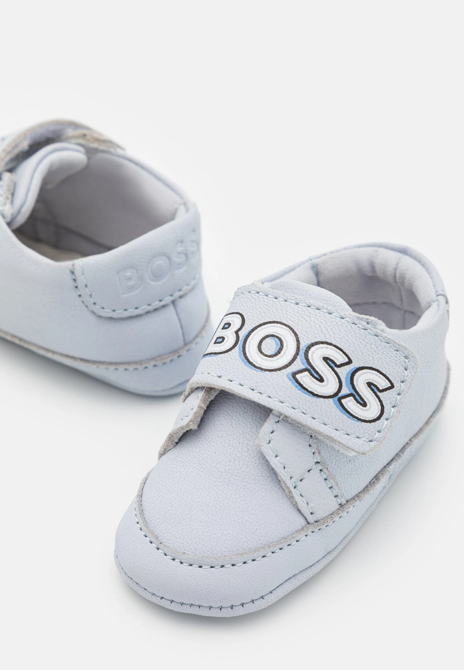BOSS Kidswear Slippers - Cadeau De Naissance - Pale Blue 8 BOSS Kidswear Slippers - Cadeau De Naissance - Pale Blue - Image 6