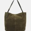 Anna Field Leather - Sac À Main - Khaki -Anna Field Soldes 4fe33866136c4a0ab8fe51b79aefe216