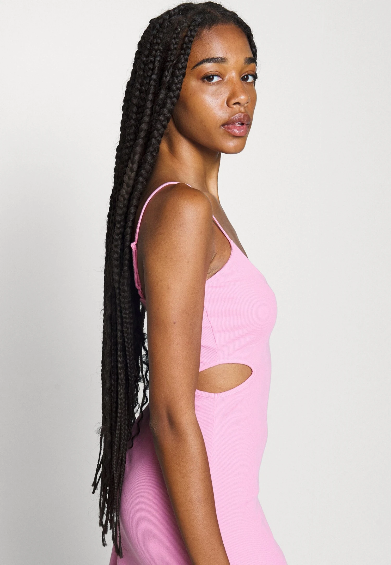 Even&Odd Flare Mini Dress - Robe De Jour - Pink 6 Even&Odd Flare Mini Dress - Robe De Jour - Pink - Image 4