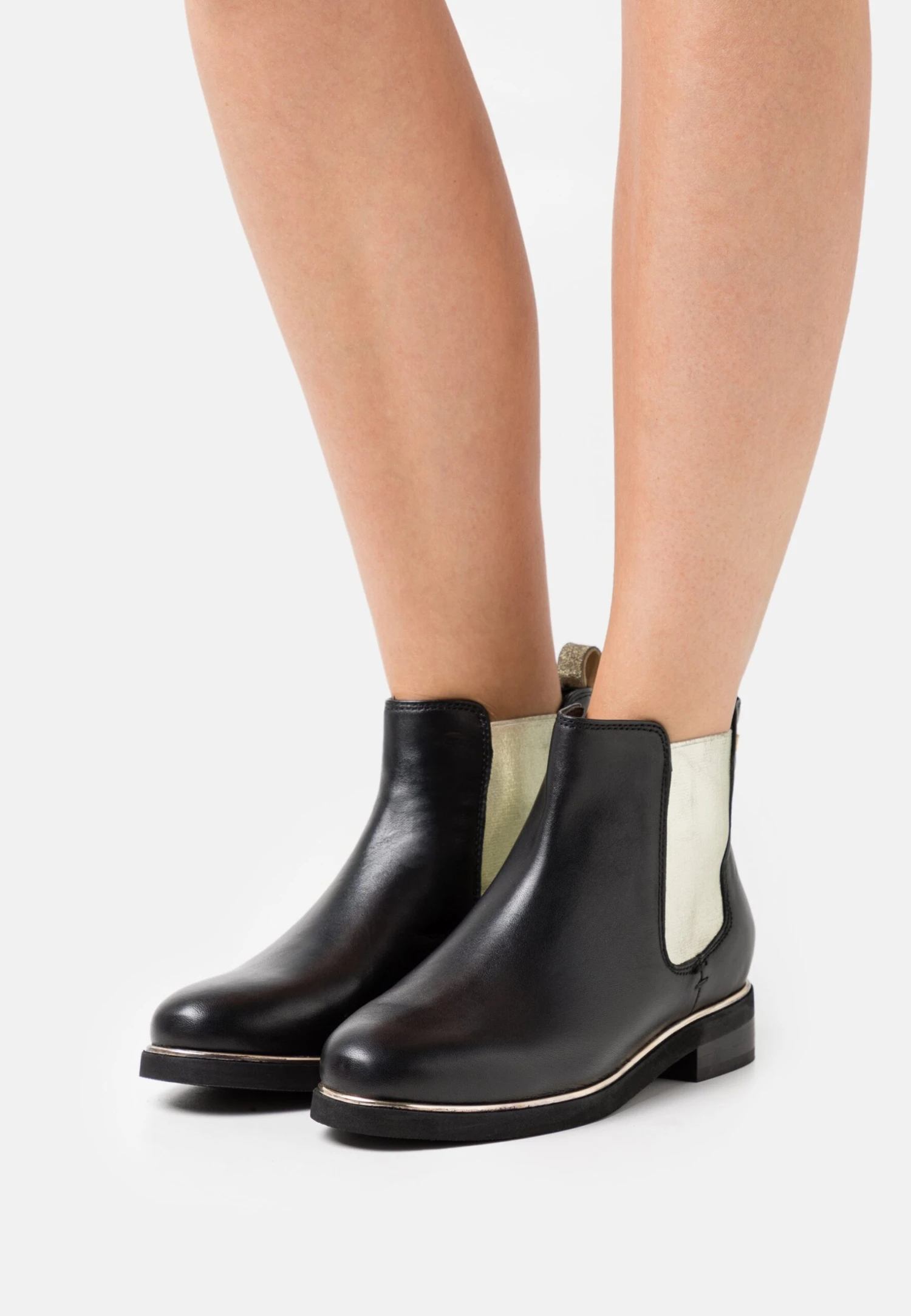 Les Tropéziennes Par M Belarbi Micky - Boots À Talons - Noir/Or 7 Les Tropéziennes Par M Belarbi Micky - Boots À Talons - Noir/Or - Image 5