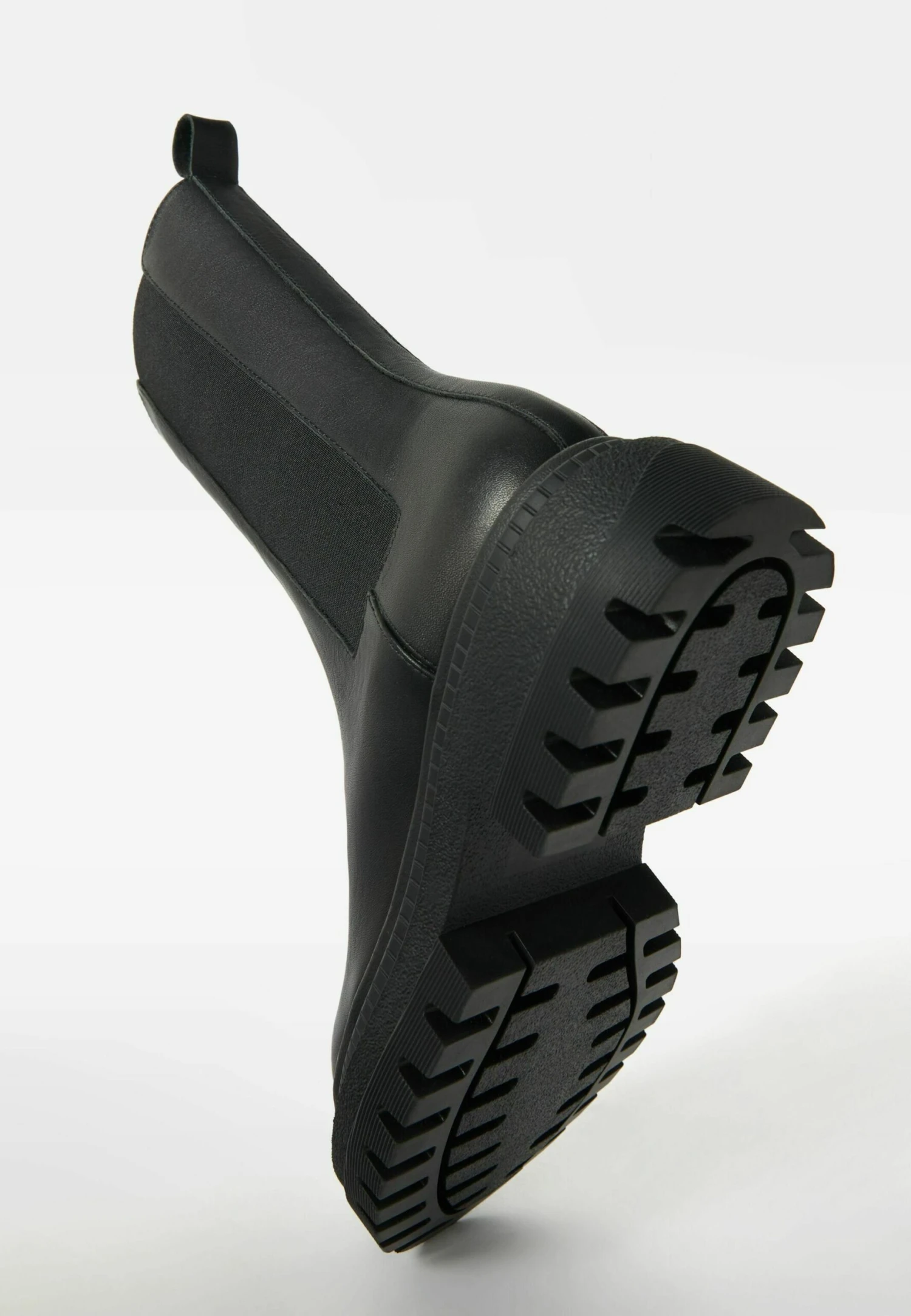 BERSHKA Flat With Elastic Gores - Boots À Talons - Black 6 BERSHKA Flat With Elastic Gores - Boots À Talons - Black - Image 4