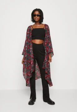 Even&Odd Floral - Veste Légère - Red -Anna Field Soldes 76213ba0d8014fbe9c50ffa0b62ff859