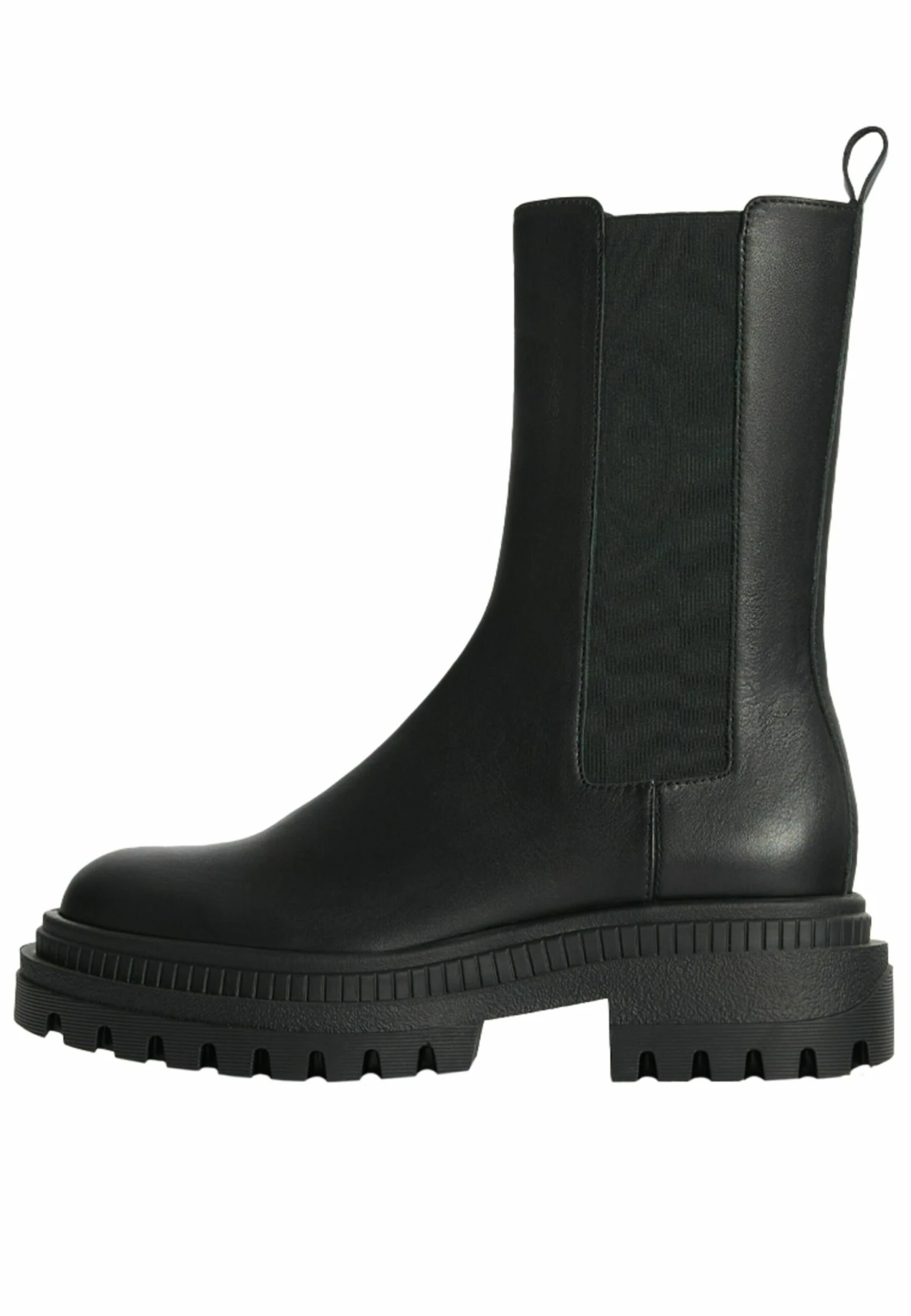 BERSHKA Flat With Elastic Gores - Boots À Talons - Black 4 BERSHKA Flat With Elastic Gores - Boots À Talons - Black - Image 2