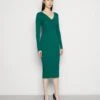 Anna Field V Ausschnitt Bodycon Midi Strickkleid - Robe Fourreau - Green -Anna Field Soldes 807e838c754e4ea180d59884c86923e3