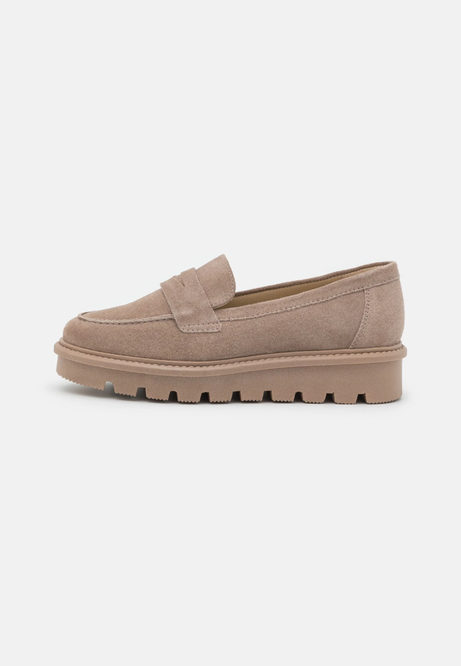 Comfort Leather - Mocassins - Taupe 4 Comfort Leather - Mocassins - Taupe - Image 2