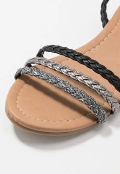 Anna Field Sandales - Black/Silver -Anna Field Soldes 8c92fe9e410f446bab008ffadf884aad