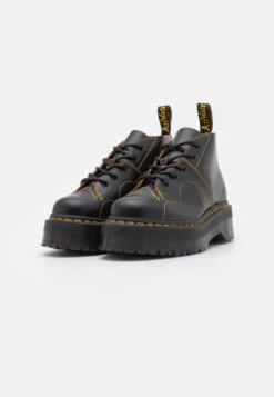 Dr. Martens Church Quad Unisex - Boots À Talons - Black Vintage Smooth -Anna Field Soldes 8f8b46c594604cc4a82432cda0210303