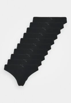 Anna Field 10 Pack - String - Black -Anna Field Soldes 96ae7501f0f24390b5c6c97df1c645df