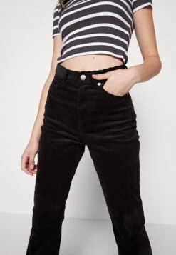 Monki Pantalon Classique - Black Dark -Anna Field Soldes a5dcf0206e084b31af3d7cdd504fb0d8