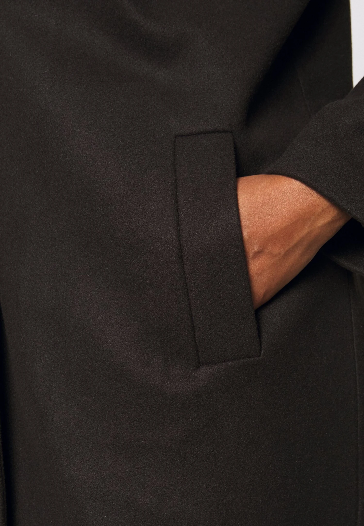 Vero Moda Curve Vmcpop Coat - Manteau Classique - Black 8 Vero Moda Curve Vmcpop Coat - Manteau Classique - Black - Image 6