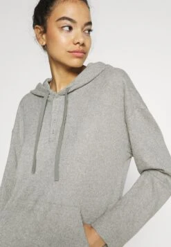 CALVIN KLEIN UNDERWEAR Ease Hoodie - Haut De Pyjama - Grey Heather -Anna Field Soldes c2ba1df8e5eb45a2bd97d88f296981a8