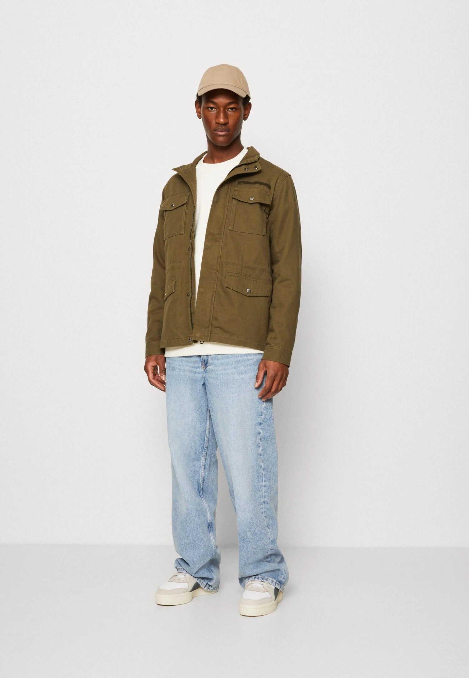 Only & Sons Onsdennis Field Jacket Unisex - Veste Légère - Olive Night 4 Only & Sons Onsdennis Field Jacket Unisex - Veste Légère - Olive Night - Image 2