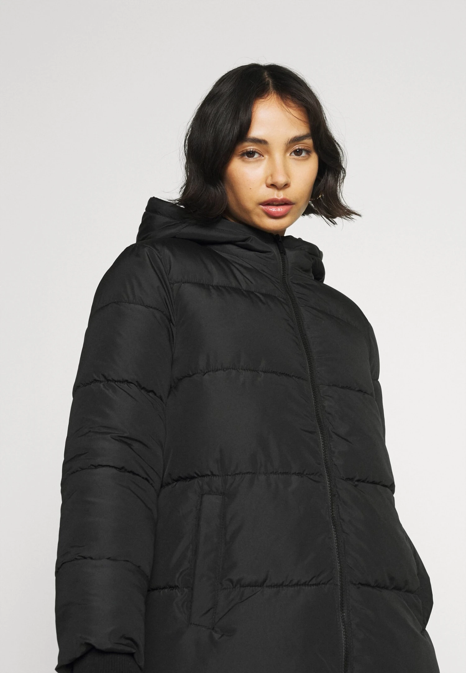 Pieces Petite Pcbee New Long Puffer Jacket - Manteau D'Hiver - Black 6 Pieces Petite Pcbee New Long Puffer Jacket - Manteau D'Hiver - Black - Image 4