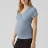 Mamalicious 2-In-1 Mlbrynna - T-Shirt Basique - Ashley Blue -Anna Field Soldes e21e04bb5d604899afca3dc5a66ac1dc