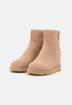 Anna Field Leather Winter Boot - Boots À Talons - Beige -Anna Field Soldes e258a62667cb47dcbe9c7fb1cf4d772f