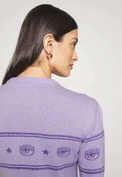 Chiara Ferragni Maxilogo Dress - Robe Pull - Purple -Anna Field Soldes e9a39c42a7474159b8452e8cd2d31e02