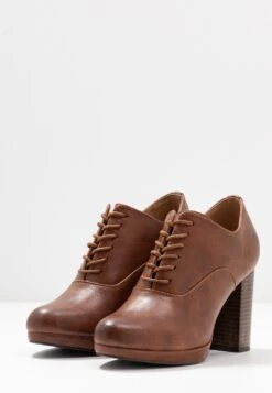 Anna Field Comfort - Bottines À Talons Hauts - Cognac -Anna Field Soldes f3e4d86e6a7a488b85e63a9a1ffd369d